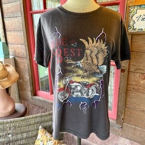 Lucky Brand Graphic Eagle Print T-Shirt